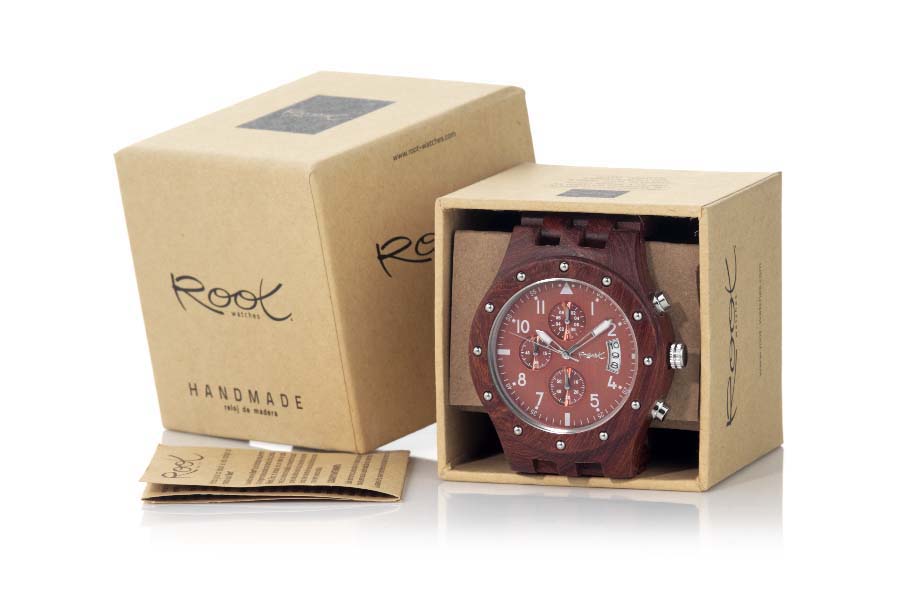 Eco Watch made of Sandal CHRONO SUNRISE...  for Wholesale & Retail | Root® Watches 